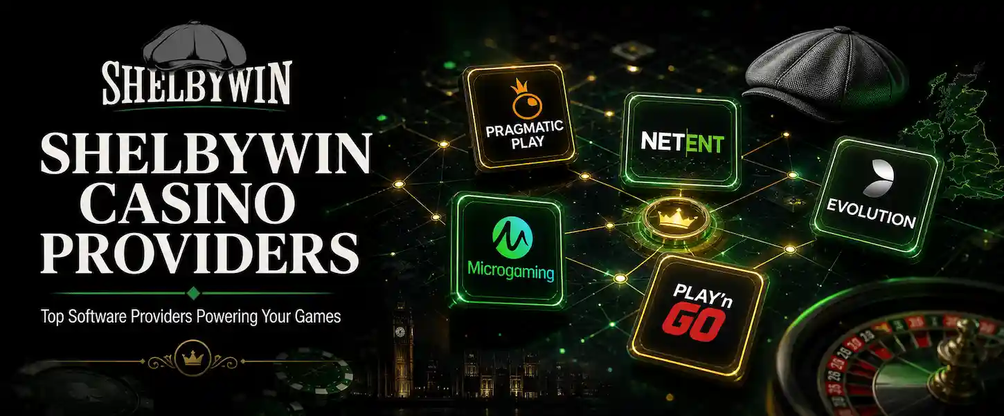 ShelbyWin Casino partners with top software providers like Pragmatic Play, NetEnt and Evolution to deliver premium games for UK players.